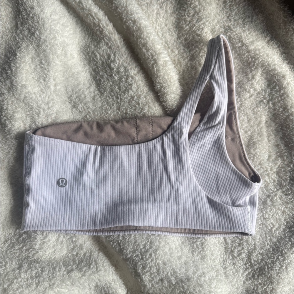 Lululemon asymmetrical ribbed Nulu bra
